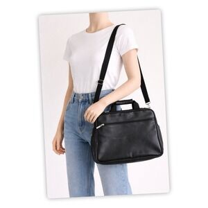 Toyota Signature Messenger/ Laptop Leather Bag